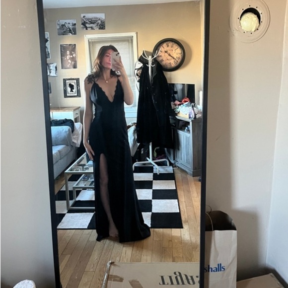 KATIE MAY Saylor Black Lace Gown S - Picture 5 of 13